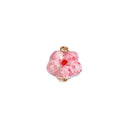 Pink Pop Flower Charm