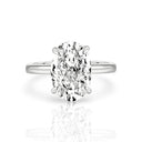 Oval Diamond Ring | 925 Sterling Silver